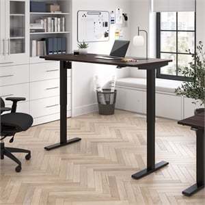 Move 40 Series 60W Adjustable Standing Desk in Black Walnut - Engineered Wood