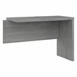 Echo 42W Desk Return/Bridge in Modern Gray - Engineered Wood