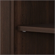 Studio C Low Storage Cabinet with Doors in Black Walnut - Engineered Wood