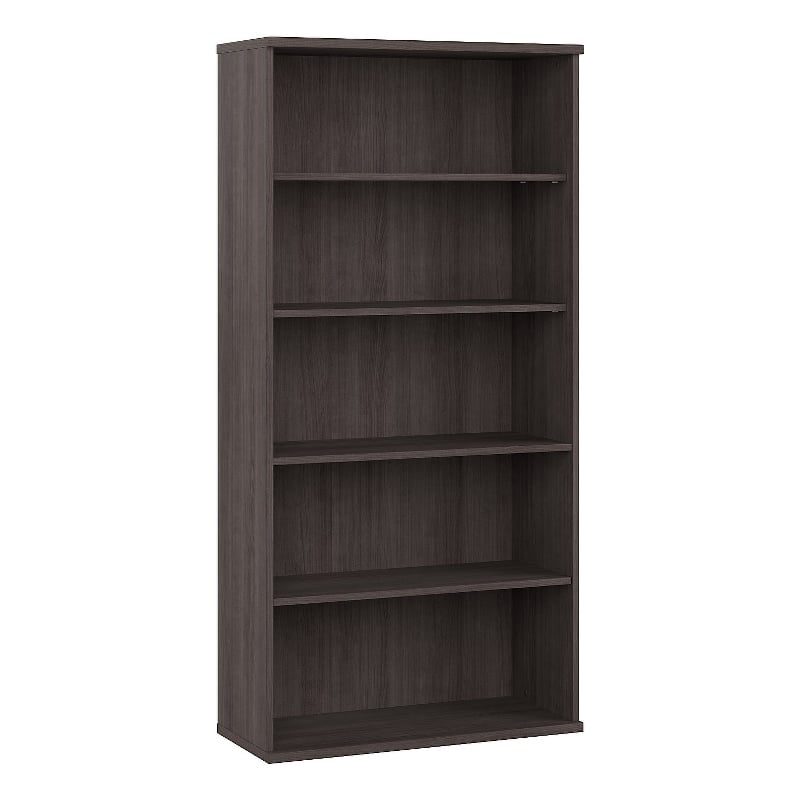 Studio A Tall 5 Shelf Bookcase in Storm Gray - Engineered Wood