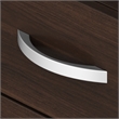 Studio C 60W Adjustable Standing Desk Set in Black Walnut - Engineered Wood