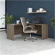 Studio C 60W L Shaped Desk with 42W Return in Modern Hickory - Engineered Wood