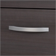 Studio C 66W Office Desk and Mobile File Cabinet in Storm Gray - Engineered Wood