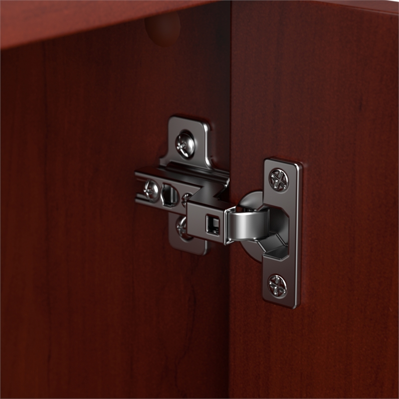 Office in an Hour Cubicle Storage Set in Hansen Cherry - Engineered Wood