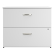 BBF Office in an Hour 2-Drawer Engineered Wood Lateral File Cabinet in White