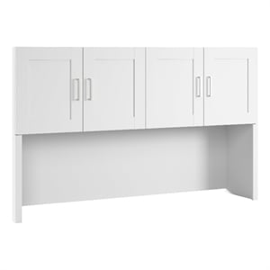 Hampton Heights 72W Hutch in White - Engineered Wood