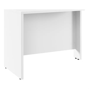 Hampton Heights 42W Desk Return in White - Engineered Wood