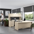 Studio C 60W x 24D Credenza Desk in Natural Elm - Engineered Wood