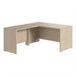 Studio C 60W x 30D L Shaped Desk in Natural Elm - Engineered Wood