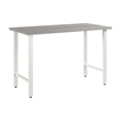 Hustle 48W Computer Desk with Metal Legs in Platinum Gray - Engineered Wood