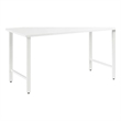 Hustle 60W x 30D Computer Desk with Metal Legs in White - Engineered Wood