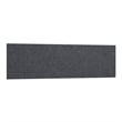 BBF 57&quotW Contemporary Fabric Acoustic Tackboard in Cool Charcoal