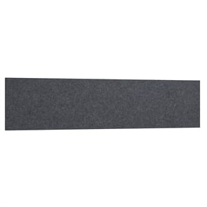 BBF 69&quotW Contemporary Fabric Acoustic Tackboard in Cool Charcoal