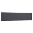 BBF 69&quotW Contemporary Fabric Acoustic Tackboard in Cool Charcoal
