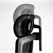 Align High Back Ergonomic Office Chair with Lumbar Support in Black Fabric