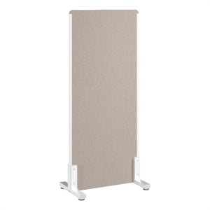 Bush Business Furniture 24W x 55H Freestanding Privacy Screen in Beige