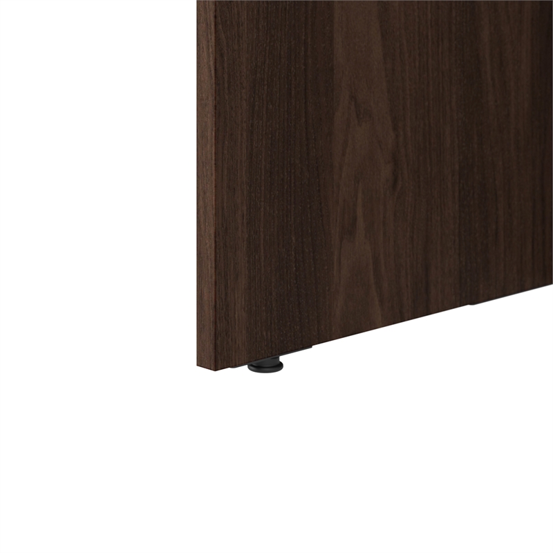 Bush Business 42W Round Conference Table in Black Walnut - Engineered Wood