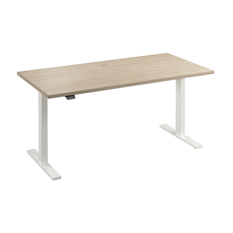 Move 60 Series 60W Adjustable Standing Desk in Natural Elm - Engineered Wood