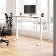 Move 60 Series 60W Adjustable Standing Desk in Natural Elm - Engineered Wood