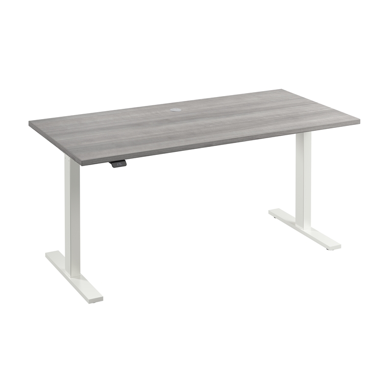 Move 60 Series 60W Adjustable Standing Desk in Platinum Gray - Engineered Wood
