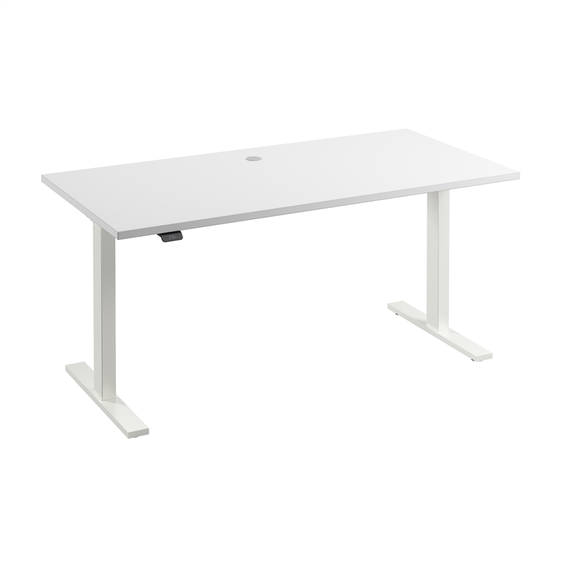 Move 60 Series 60W Adjustable Standing Desk in White - Engineered Wood