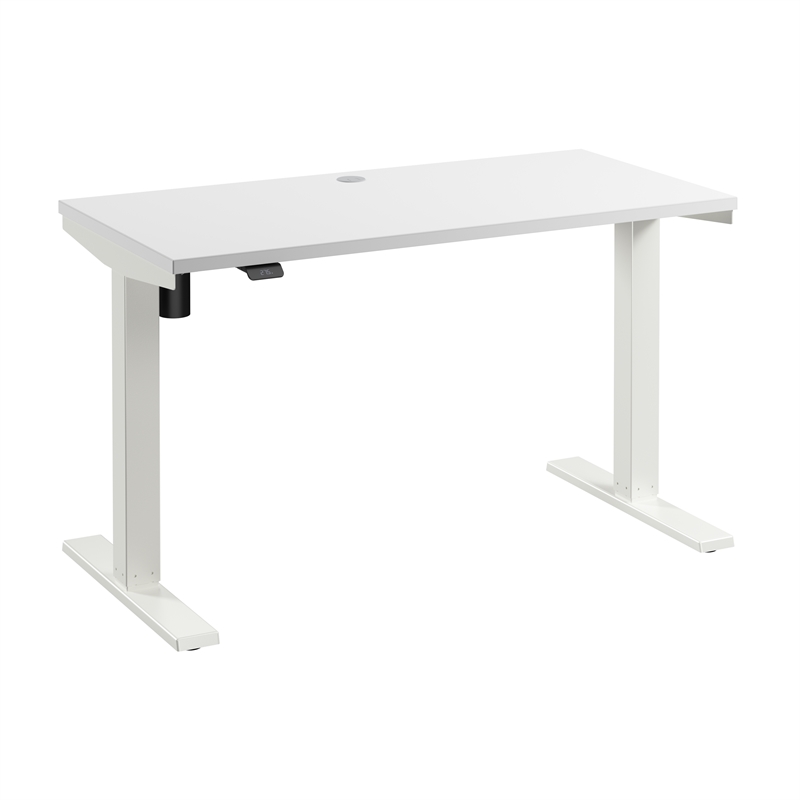 Move 40 Series 48W Adjustable Standing Desk in White - Engineered Wood