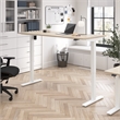 Move 40 Series 72W Adjustable Standing Desk in Natural Elm - Engineered Wood