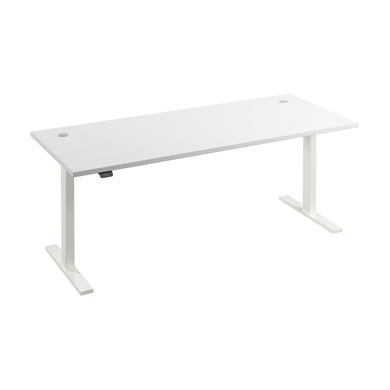 Move 60 Series 72W Adjustable Standing Desk in White - Engineered Wood