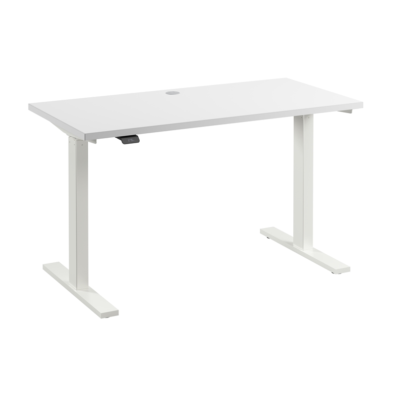 Move 60 Series 48W Adjustable Standing Desk in White - Engineered Wood