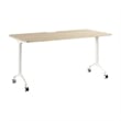 Synergy 60-inch Rectangle Modular Conference Table in Elm - Engineered Wood