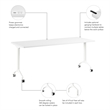Synergy 72-inch Rectangle Modular Conference Table in White - Engineered Wood