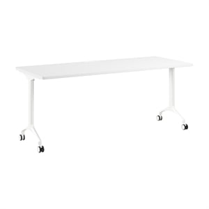 Synergy 72-inch Rectangle Modular Conference Table in White - Engineered Wood
