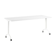 Synergy 72-inch Rectangle Modular Conference Table in White - Engineered Wood