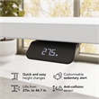 Stratus 60W x 30D Adjustable Standing Desk in White - Engineered Wood