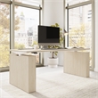 Stratus 72W x 30D Adjustable Standing Desk in Natural Elm - Engineered Wood