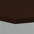 Bush Business Furniture Boat Shaped Conference Table with Metal Base in Cherry