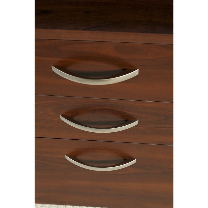 Series C 66W x 30D Office Desk with Drawers in Hansen Cherry - Engineered Wood