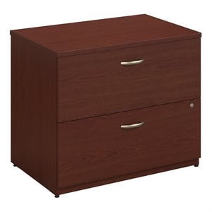 Series C Lateral File (Assembled) Mahogany - Engineered Wood
