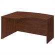 BBF Left Hand Transitional Engineered Wood L-Bow Desk Shell in Hansen Cherry
