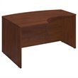 BBF Left Hand Transitional Engineered Wood L-Bow Desk Shell in Hansen Cherry