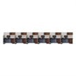 Bush Business Furniture Office-in-an-Hour Hansen Cherry Desks for 6