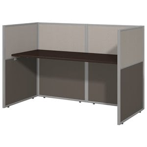 Bush Business Furniture Easy Office Wood Computer Desk in Mocha Cherry