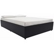 DHP Maven Faux Leather Upholstered Queen Platform Storage Bed in Black
