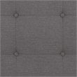 DHP Rose Tufted Twin Storage Panel Bed in Gray