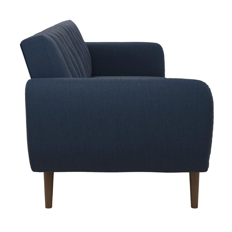 Novogratz Brittany Sleeper Sofa in Navy Blue