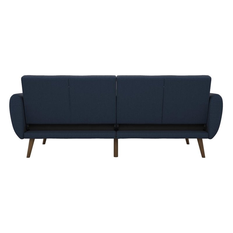 Novogratz Brittany Sleeper Sofa in Navy Blue