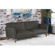 Novogratz Regal Sleeper Sofa in Gray