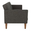Novogratz Regal Sleeper Sofa in Gray