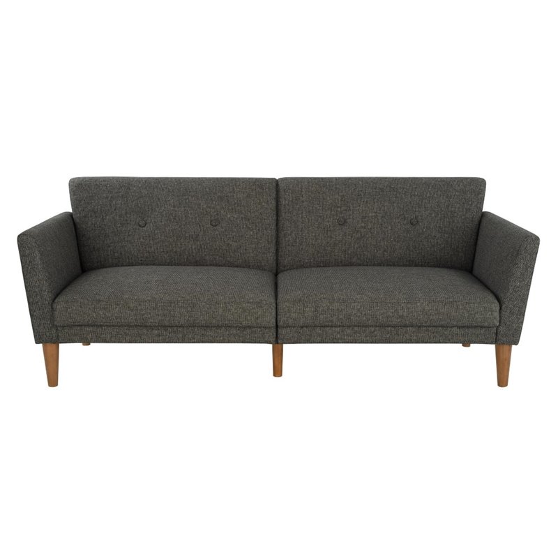 Novogratz Regal Sleeper Sofa in Gray