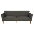 Novogratz Regal Sleeper Sofa in Gray